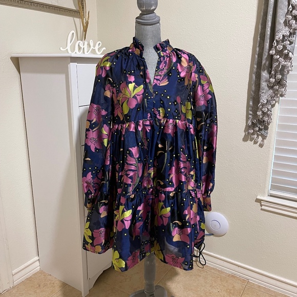 Stine Goya Designer Classic Women Dress in Beautiful Print